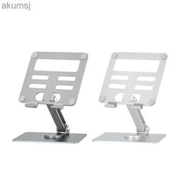 Tablet PC Stands Laptop Stand Adjustable Ergonomic Tablet Pad E-Book Holder Aluminium Alloy Bracket 360 Rotate Folding Cooling Riser YQ240125