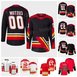 Men Kids Women Reverse Retro Hockey 88 Andrew Mangiapane Jersey 10 Jonathan Huberdeau 52 Mackenzie Weegar Tyler Toffoli Nazem Kadri Elias 18