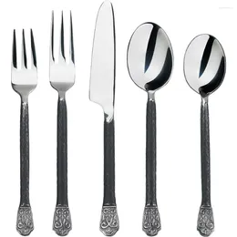 Spoons Gourmet Settings Avalon 20-Piece Flatware Set Service For 4