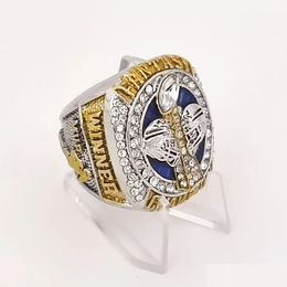 Band Rings 2022 Fantasy Football Championship Ring Ffl League Trophy With Stand Drop Delivery Jewellery Otlhu