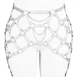 Belts Busty Women's Belt Harness Fashion Waist Chain Punk Gothic Style Luxury Sexy Plus Size Lingerie Sword Festival Rave Wear