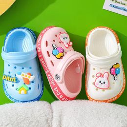 kids Slipper Kid Slippers Cartoon Shoes US6C=EUR22 pink slipper Anti Slip Shoes Girls babouche slipper Boys Sandals summer bun hole shoes soft soles baby sandals