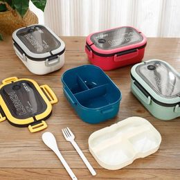 Dinnerware Plastic Lunch Box Household Leak-proof 2-Layers Sealed Container Lunchbox