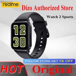 Smart Watches Realme DIZO Watch 2 Sports Smartwatch Waterproof Health Fitness Tracker AMOLED Display Sport Bluetooth Calling Sports Women Men YQ240125