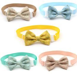 Dog Apparel 30/50 Pcs Dogs Pets Accessories Small Cute Bow Ties Necktie Adjustable Pet Collar Bowties Grooming Supplies