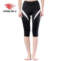 Men's Shorts RION Women Cycling Shorts Spring Downhill MTB Mountain Bicyc Shorts Gel Padded 3/4 Long Bike Shorts culotte ciclismoH24125