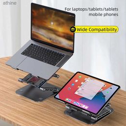 Tablet PC Stands Laptop Stand Aluminium Allo Foldable Notebook support for the tablet Macbook Portable Fold Holder Cooling Bracket Support YQ240125