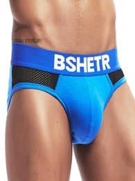 3 Pcslot Underwear Mesh Cotton Bshetr Sexy Men Breathable Mens Slip Cueca Male Panties Underpants Gay Briefs J1907151989283