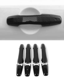 Car Accessories ABS Carbon Gate Door Handle Trim Frame Sticker Cover Exterior Decoration Molding for Honda Civic 8th 20052011256481858888