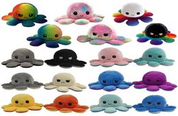 Mood Octopus Doll Double Sided Toys Pulpo Mood Octopus Plush Octopus Toys For Kids pluszak Soft toy cosplay Toys2699995