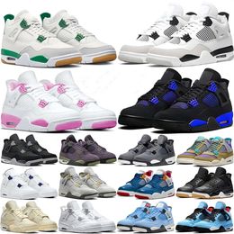 Jumpman 4 Scarpe da basket 4s Uomo Donna Designer Sneakers Militare Nero Fuoco Rosso Tuono Giallo Vela Bianco Oreo Pure Money Dark Mocha University Bred Scarpe sportive