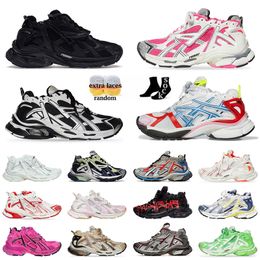 Belenciaga Track Runners 7.0 High Quality Designers Casual Shoes Trainers White Blue Yellow Grey Black Fluo Orange Women Men Runner 7 Sneakers Size 35-46 Dhgate