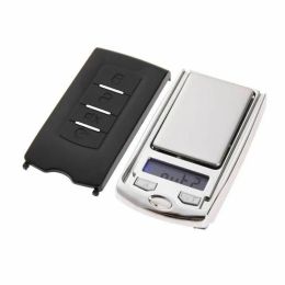 Car Key Design Mini Scales 100g 200g x 0.01g Portable Electronic Digital Jewelry Diamond Scales Balance Weight Pocket Gram LCD Display LL