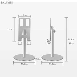 Tablet PC Stands Adjustable Height Aluminium Tablet Phone Holder Display Stand Desktop 4-12.9 Inch Cell Tablet Mobile Phone Stand for iPhone IPAD YQ240125