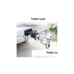 Door Locks Locking Hitch Pin Trailer Coupler Lock Set Truck Receiver Drop Delivery Home Garden Building Supplies Hardware Dhsqx