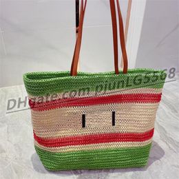 Celebrity runway model straw bag latest design simple and practical designer women's handbag 2021 wallet designed for young g287S