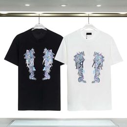 2023 New Style Sleeve Designer Of Luxury T-Shirt Brand T Shirt Clothing Spray Letter Short Sleeve Spring Summer Tide Men And Women High S 101