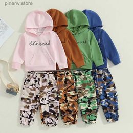 Clothing Sets Baby Boy Spring Outfits Long Sleeve Animal Print Hoodie Sweatshirt Denim Pants Set Toddler 2Pcs Clothes