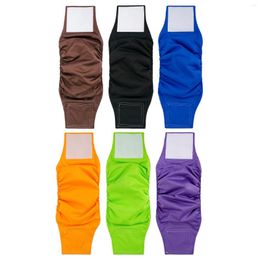 Dog Apparel 6pcs Belly Band Practical Breathable Sanitary Diapers Panty Male Incontinent Soft Physiological Pet Underwear Washable