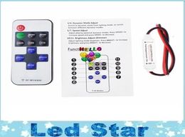 Delicate Single Colour Remote Control Dimmer DC 12V 11keys Mini Wireless RF LED Controller for led Strip light6824509