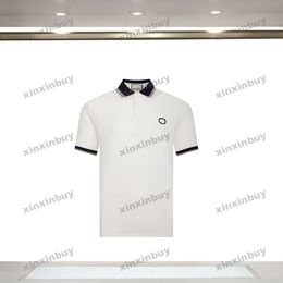 xinxinbuy 2024 Men designer Tee t shirt Double letter jacquard patch 1921 women orange black white blue red S-XL