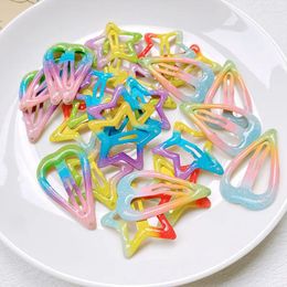 Dog Apparel Colorful Hairpin Cute Stars Shape Hair Clips Universal Kitten Puppy Accessories Pet Grooming Supplies