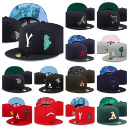 Wholesale Fitted hats Fashion Snapbacks Adjustable baseball Caps All Team Logo Outdoor Sports Embroidery casquette Closed Beanies alo yoga hat flex cap sizes 7-8