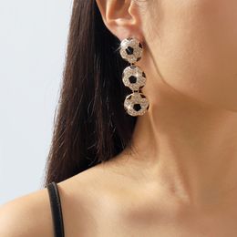 Ball Earrings Wedding Accessories Crystal Jewellery For Party Prom Dinner Game