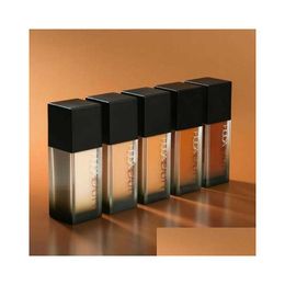 Foundation Hud Beauty Makeup Liquid 35Ml 4 Shades Concealer Primer Highlighter Fond De Teint Base Maquillaje Highest Quality Drop De Ot9Rt