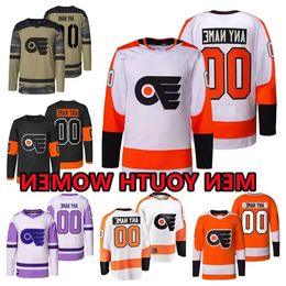 Custom Hockey Jerseys Philadelphia''flyers''mens 21 Scott Laughton 48 Brendan Lemieux 55 Rasmus Ristolainen 32 Sandstrom 6 Sanheim Seeler Ti 71