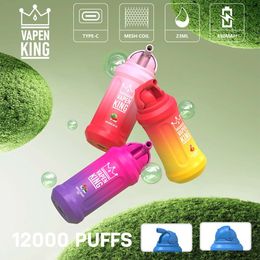 Original Vapen Bang King 12000 Puff Disposable puff 12k Vapes Pen 12000 E Cigarette 2% Prefilled Vaporizer Recharge Mesh Coil Vape Pen Puffbars Stock Fast Shipping