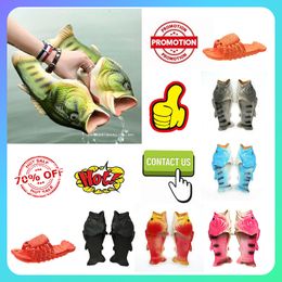 Designer Casual Platform shrimp funny slippers Men Woman anti slip wear Light weight breathable Low cut super soft soles sandals Flat outdoors Beach Slipper