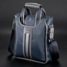 Mens Shoulder Messenger Bag Multifunctional Largecapacity Waterproof Wearresistant Lightweight Business Casual Handbag 240119