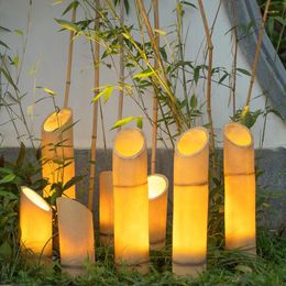 Grow Lights LED Solar Outdoor Decoration Waterproof Villa Garden Light Park Simulation Bamboo Landscape