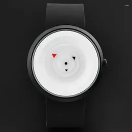 Wristwatches Models Fashion Trend Simplicity Originality Concept Personality Silicon Tape Men's Watches Women's Watch