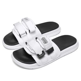 Slippers Men's Slippers EVA Men Shoes Women Couple Flip Flops Soft Black and White Casual Summer Male Sandle Big Size 35-46 High Quality J240125