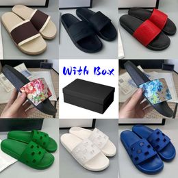 With Box Designer Slides Women Men Slippers Luxury Sandals Brand Sandal Real Leather Flip Flop Flats Slide Casual Shoes Sneakers shoe Boots by bagshoe size36-45