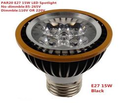 Factory 50pcs LED PAR20 Bulbs E27 15W 53W Warm WhiteCold WhiteWhite 110V 220V Dimmable LED PAR 20 P20 Spotlights Lamps8541639