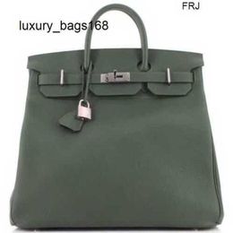 40cm Mens Handbags Tote Bag Large Capacity Customised Limited Edition Package Vert Fonc Togo witPalladium Hardware 40 Green Have Logo Bpe7 Mt2a