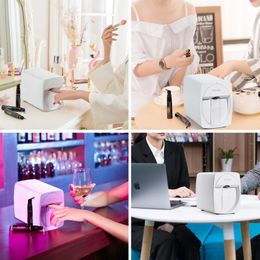 DIY Nail Printing 3d automatic nail polish flowers 3d auto digital women electric nail art printer equipment manufacturers