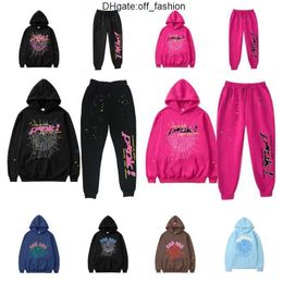 men hoodies graphic Sp5der Young Thug 555 spider hoodie Men Women Foam Print Web Graphic Pink Sweatshirts Pullovers oversized designer mens man jacket woman 07OV