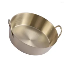 Dinnerware Sets Stainless Steel Mixing Bowls Amphora Snack Plate Decorative Trays Oblique Mouth