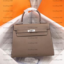Espom Cowskin Fashion Bags Silver Hardware 25cm 28cm Women Totes Genuine leather Shoulder Bags lady Handbag High Quality Real p2971