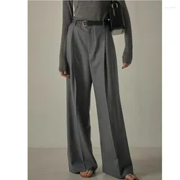 Women's Pants Kh Ite Suit Spring And Autumn 2024 Long Large Size Slim Tall Casual Floor Sweeping