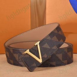 Leather belts for men designer womens designer belt brown black white 4.0cm width plaid cintura letter buckle ceinture mens belt designer casual formal hg024