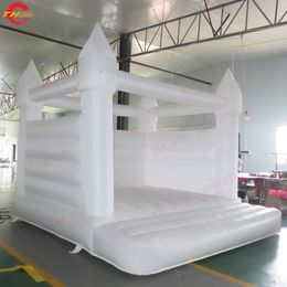 free door ship portable inflatable wedding bouncer white bounce house for birthday party rental