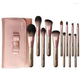 Makeup Brushes 12 Pcs Brush Set With Package Micro-crystal Silk Hair Make Up Tools Powder