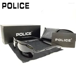 Sunglasses 2024 Men Classic Square Policer Brand Design UV400 Protection Shades Hombre Glasses Driver