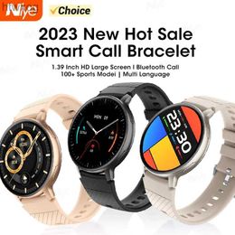 Smart Watches For Android IOS Universal 1.39 Inch Bluetooth Call Smartwatch Men Support 100 Sport 2023 New Women Rotary Keys Smart Watch +Box YQ240125