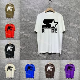 Spring Summer Mans Polos Fashion Vintage Loose T Shirts High Quality Cotton Tees Short Sleeve Tops